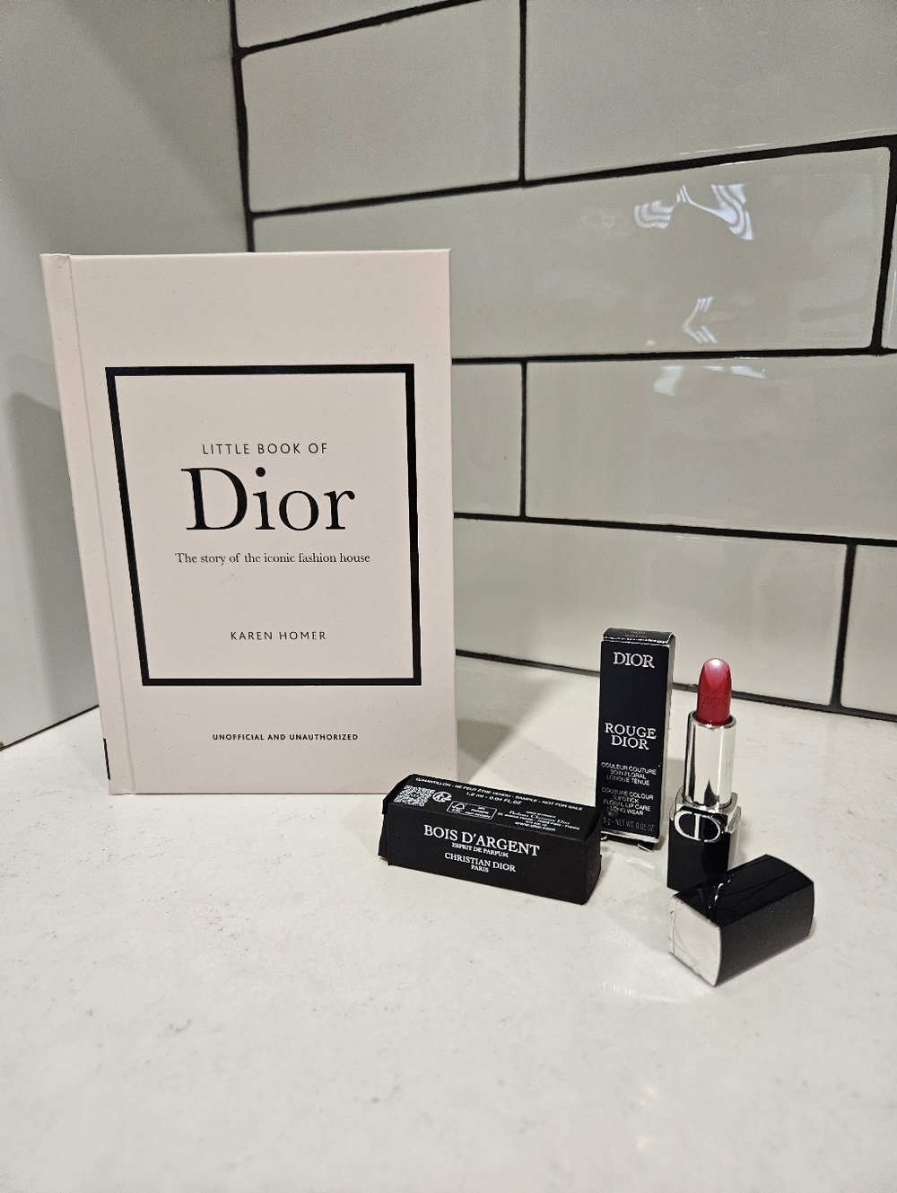 NEW Dior Little Book Of Style Rouge Dior 999 Lipstick + EDP
